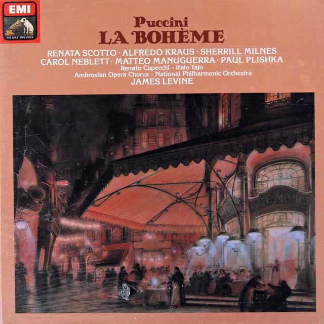 【未開封】　レヴァインのプッチーニ/「ラ・ボエーム」全曲　独EMI　3735　LP レコード