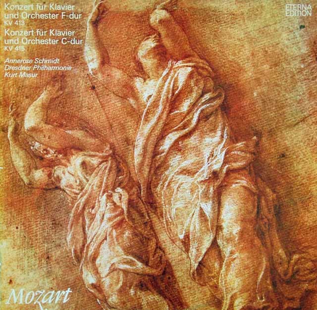 シュミット&マズアのモーツァルト/ピアノ協奏曲第11&13番　独ETERNA　3019　LP レコード