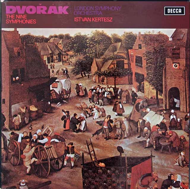ケルテスのドヴォルザーク/交響曲全集　英DECCA　3034　LP レコード