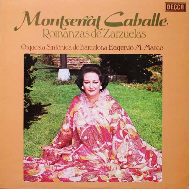 LP レコード オリジナル盤 カバリエのサルスエラ歌曲集 英DECCA 3332