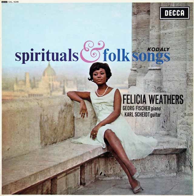 ウェザースの霊歌とコダーイ/ハンガリー民謡集 　英DECCA　3898　LP レコード