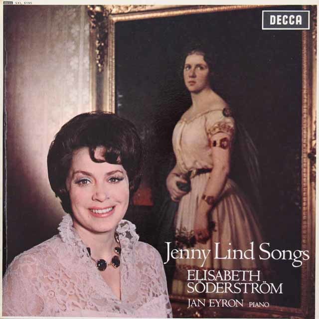 ゼーダーシュトレームの「ジェニー・リンド・ソングス」　英DECCA　3898　LP レコード