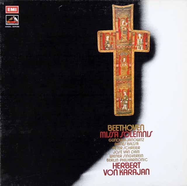 LP レコード カラヤンのベートーヴェン/ミサ・ソレムニス 独DGG 3330
