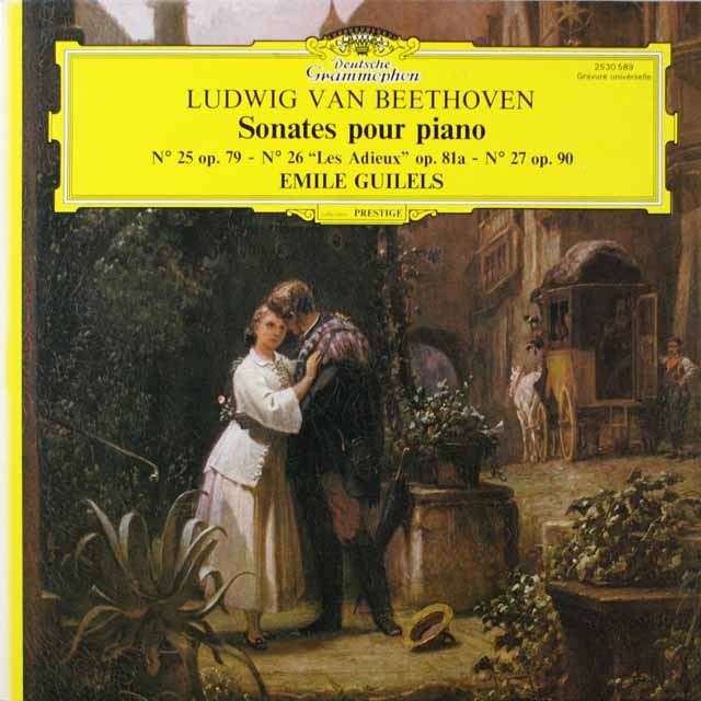 LP レコード ギレリスのベートーヴェン/ピアノソナタ第26番「告別