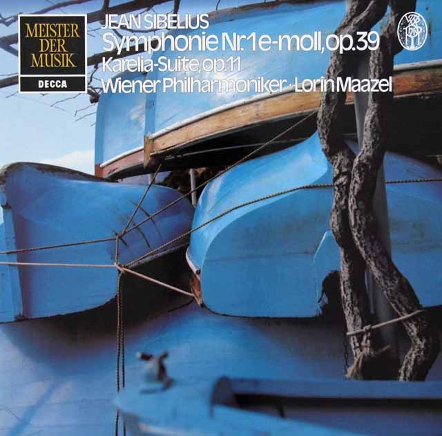マゼールのシベリウス/交響曲第1番　独DECCA　3282　LP レコード