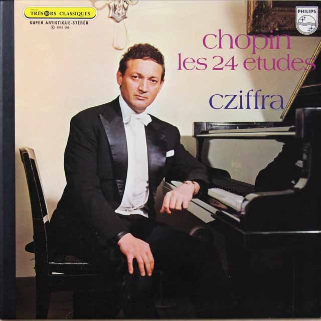 シフラのショパン/練習曲（作品10＆25）　蘭PHILIPS　3222　LP レコード
