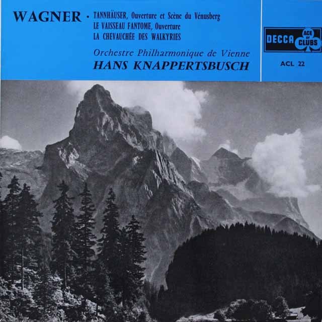 クナッパーツブッシュのワーグナー/「管弦楽名曲集」　仏DECCA　モノラル　2617　LP レコード