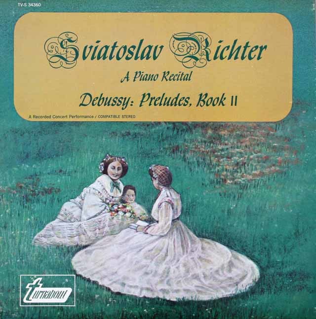 リヒテルのドビュッシー/前奏曲集第2巻　米turnabout　3735　LP レコード