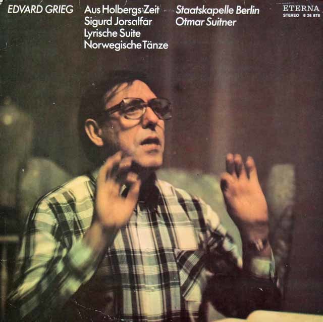 スウィトナーのグリーグ/組曲「ホルベアの時代から」ほか　独ETERNA　3736　LP レコード