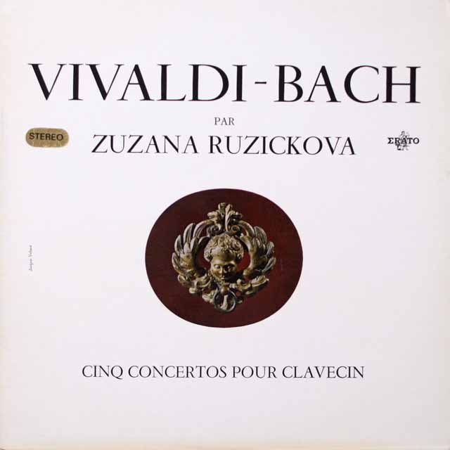 LP レコード ルージチコヴァのバッハ/チェンバロ協奏曲集 仏DECCA 3799