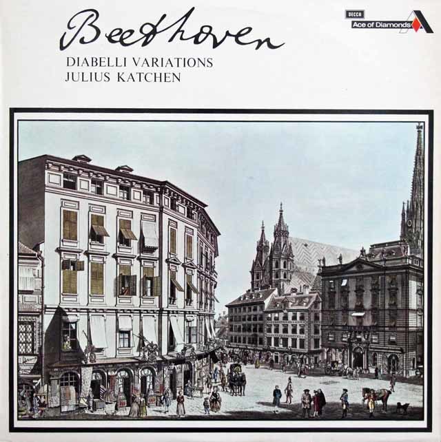 カッチェンのベートーヴェン/ディアベリ変奏曲　英Ace of Diamonds(DECCA)　3734　LP レコード