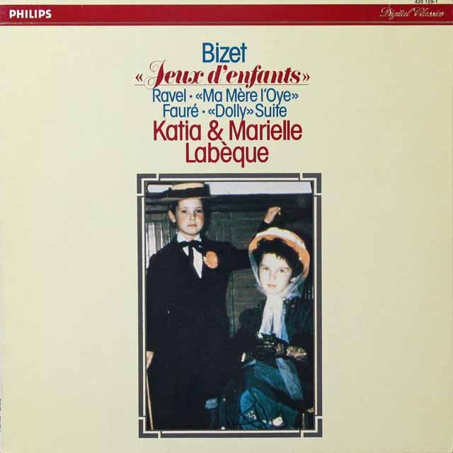 ラベック姉妹のビゼー/「子供の遊び」ほか　蘭PHILIPS　3730　LP レコード