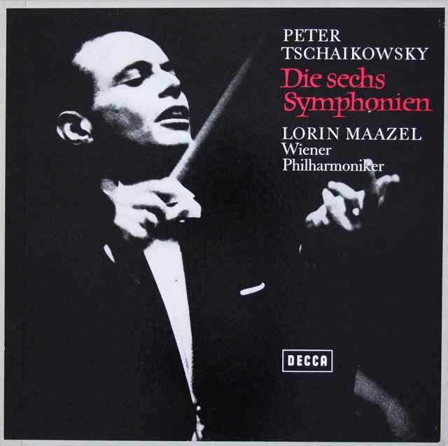【直筆サイン入り】　マゼールのチャイコフスキー/交響曲全集　独DECCA　3412　LP レコード