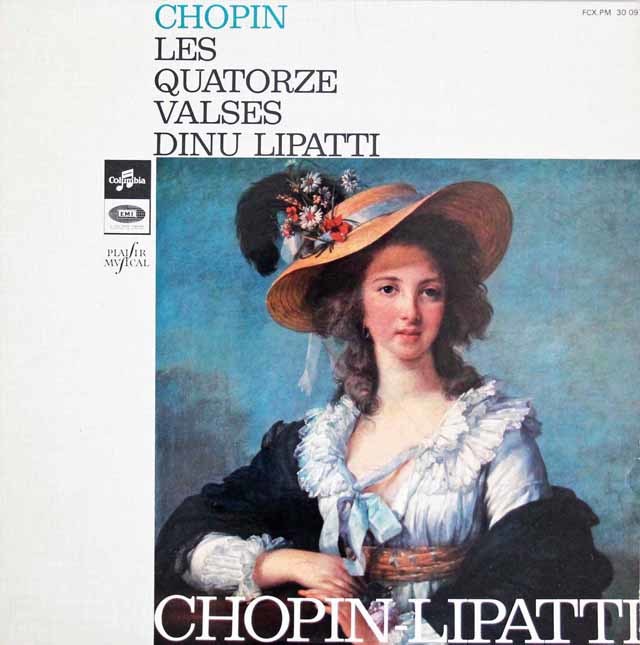 リパッティのショパン/ワルツ集　仏Columbia　3023　LP レコード