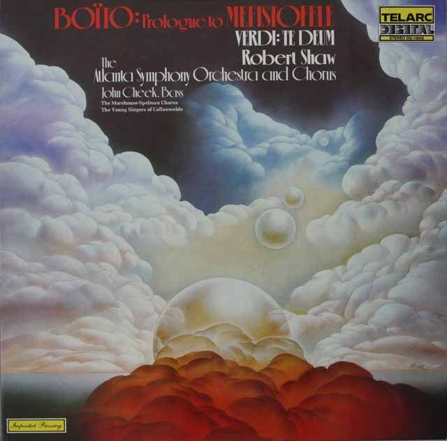 ロバート・ショウのボーイト/歌劇「メフィストフェーレ」へのプロローグほか　独TELARC　3746　LP レコード