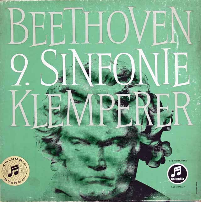 LP レコード クレンペラーのベートーヴェン/交響曲第9番 独Columbia 3017