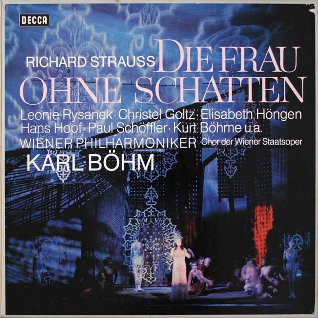 【直筆サイン入り】　ベームのR.シュトラウス/「影のない女」　独DECCA　3793　LP レコード