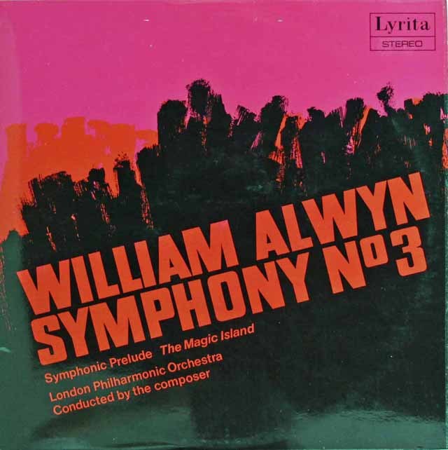 オルウィン自作自演/交響曲第3番、「魔法の島」　英Lyrita　3725　LP レコード