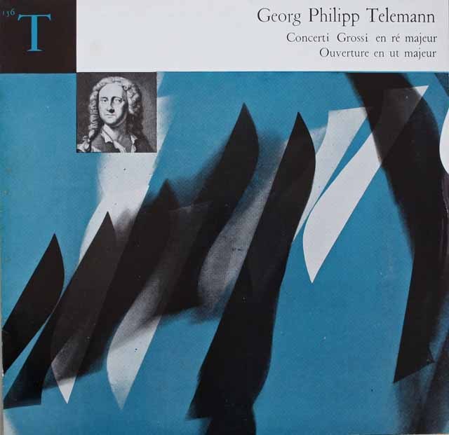 リステンパルトのテレマン/作品集　仏CF　3801　LP レコード