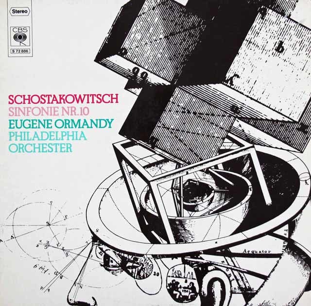 オーマンディのショスタコーヴィチ/交響曲第10番　独CBS　3035　LP レコード
