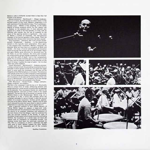 LP レコード ショルティのマーラー/交響曲第7番「夜の歌」 英LONDON 3017