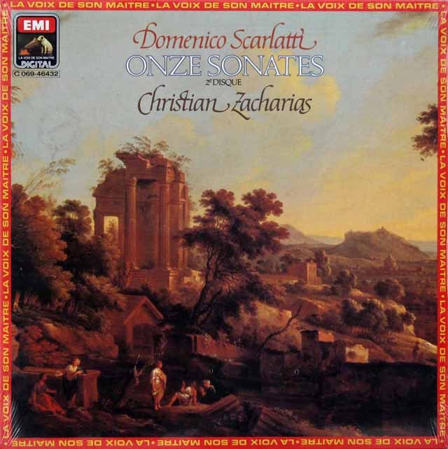 【未開封】　ツァハリアスのスカルラッティ/ソナタ集（2）　仏EMI　3611　LP レコード