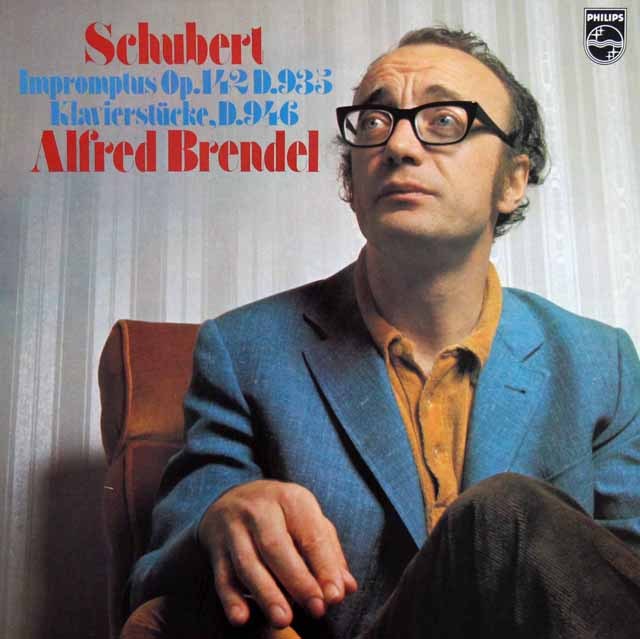 ブレンデルのシューベルト/4つの即興曲ほか　蘭PHILIPS　3619　LP レコード