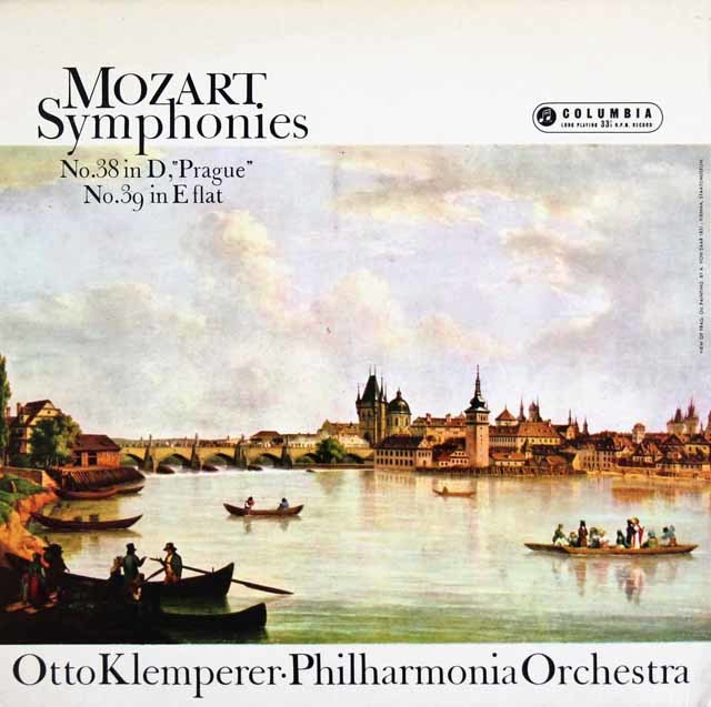 LP レコード クレンペラーのモーツァルト/交響曲第38番「プラハ」&第39