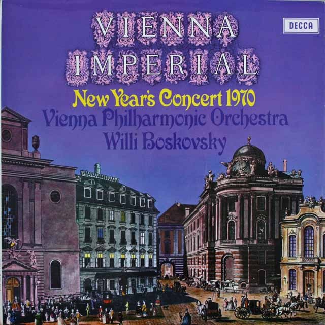ボスコフスキーの「ウィーンのインペリアル」　ニューイヤーコンサート1970　英DECCA　2511　LP レコード　
