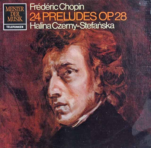 チェルニー=ステファンスカのショパン/24の前奏曲　独TELEFUNKEN　2922　LP レコード