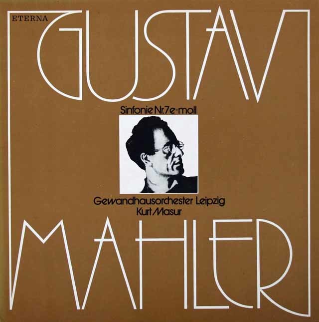 マズアのマーラー/交響曲第7番「夜の歌」　独ETERNA　3717　LP レコード