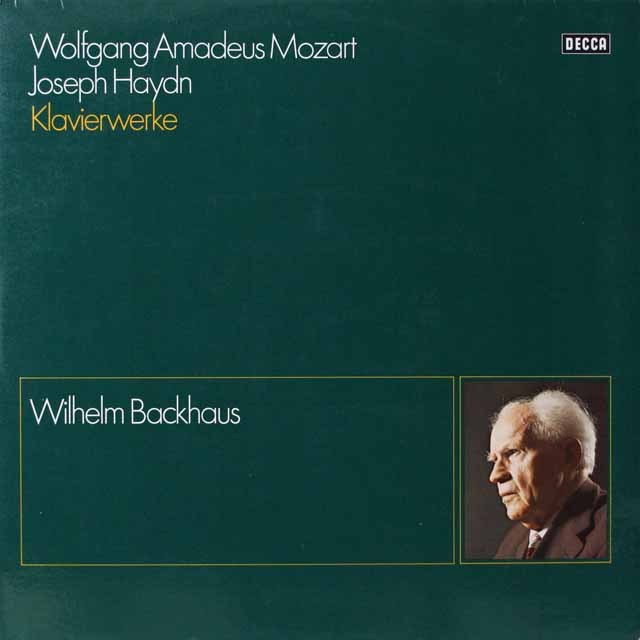 バックハウスのモーツァルト、ハイドン/ソナタ集　独DECCA　3798　LP レコード