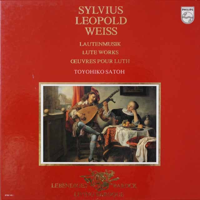 佐藤豊彦のヴァイス/リュート作品集　蘭PHILIPS　2619　LP レコード