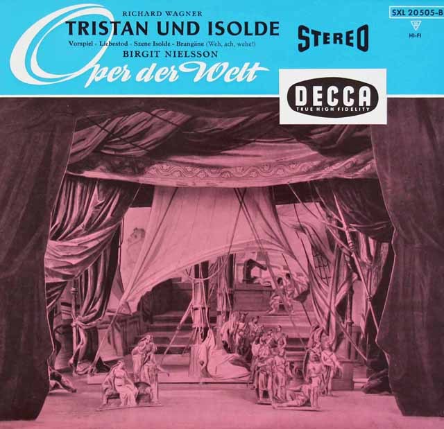 ニルソン&クナッパーツブッシュのワーグナー/「トリスタンとイゾルデ」より　独DECCA　3010　LP レコード