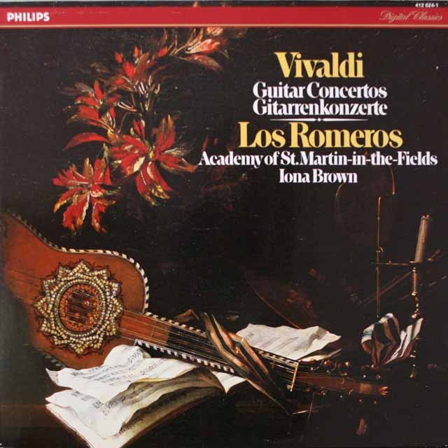 ロス・ロメロのヴィヴァルディ/ ギター協奏曲集  蘭PHILIPS  2619　LP レコード