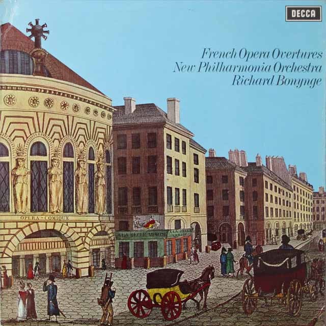 ボニングのフランスオペラ序曲集　英DECCA　3798　LP レコード