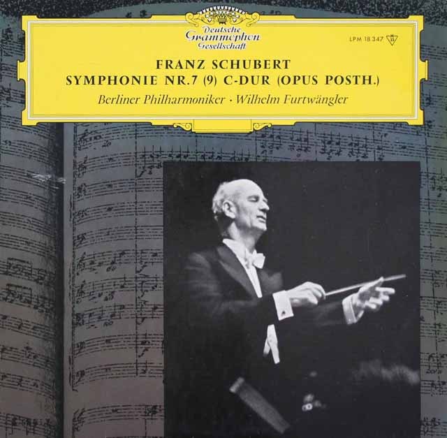 フルトヴェングラーのシューベルト/交響曲第9番「ザ・グレイト」　独DGG　3635　LP レコード