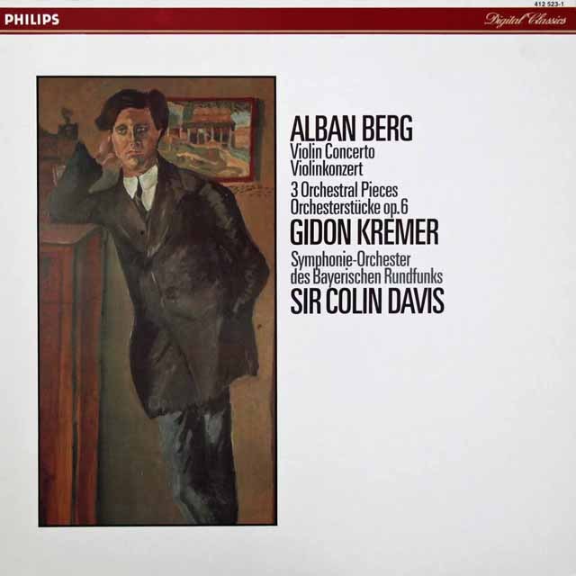 クレーメル、デイヴィスのベルク/ヴァイオリン協奏曲　蘭PHILIPS　3635　LP レコード