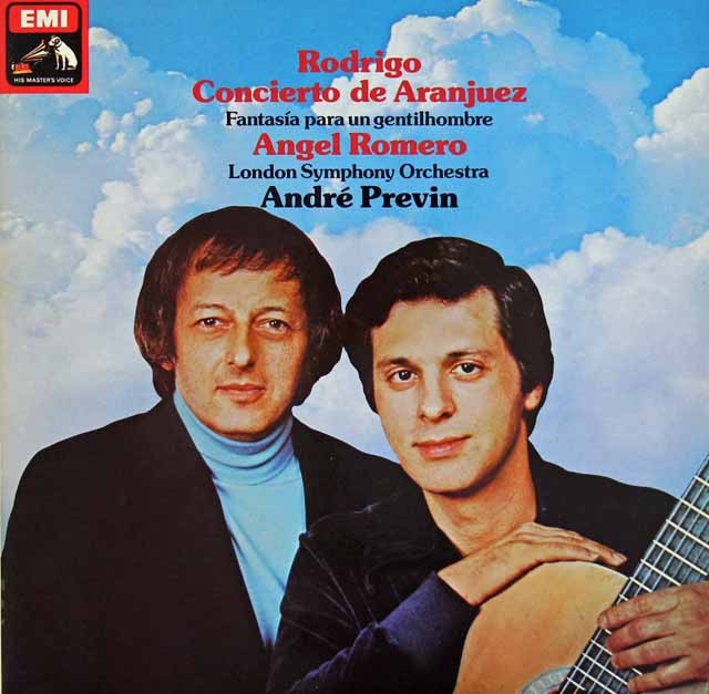 ロメロ、プレヴィンのロドリーゴ/アランフェス協奏曲ほか　独EMI　3635　LP レコード