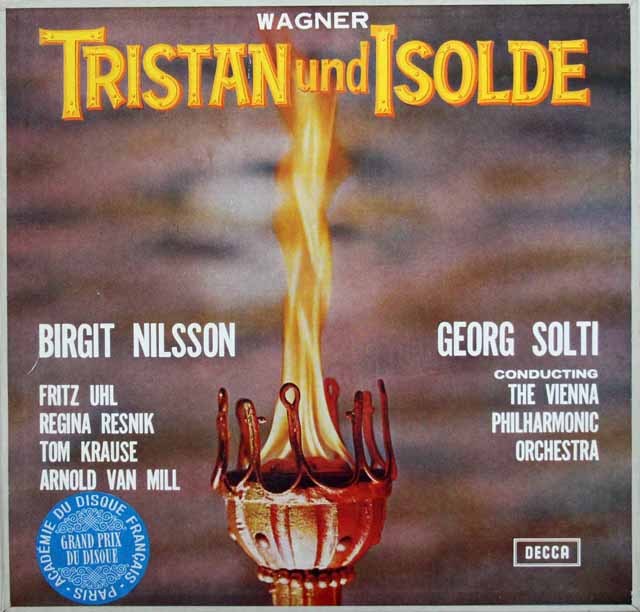 ショルティのワーグナー/「トリスタンとイゾルデ」全曲　独DECCA　3010　LP レコード