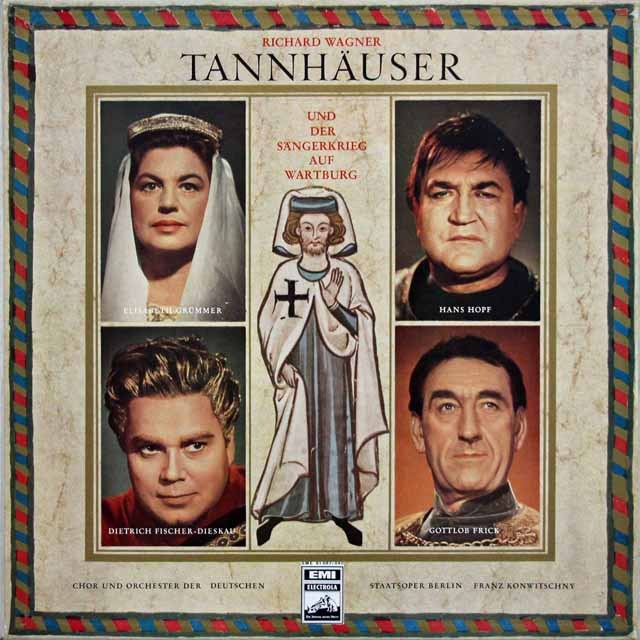 コンヴィチュニーのワーグナー/「タンホイザー」全曲　独ELECTROLA　3010　LP レコード