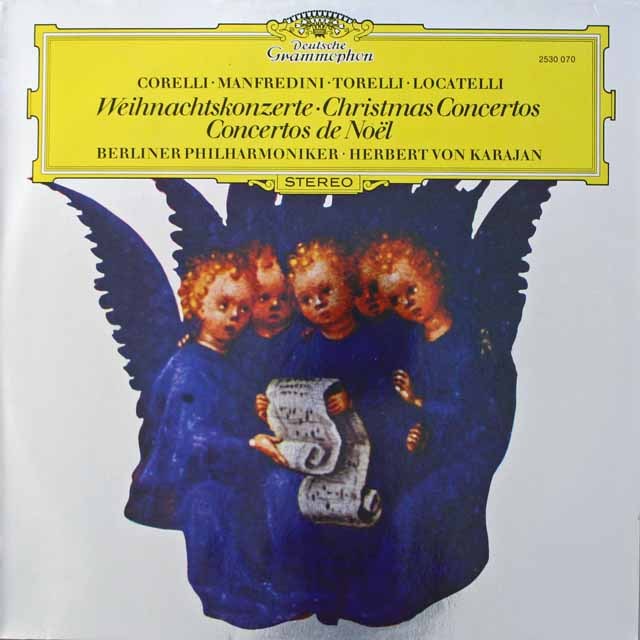 カラヤンのクリスマス協奏曲集　独DGG　3746　LP　レコード