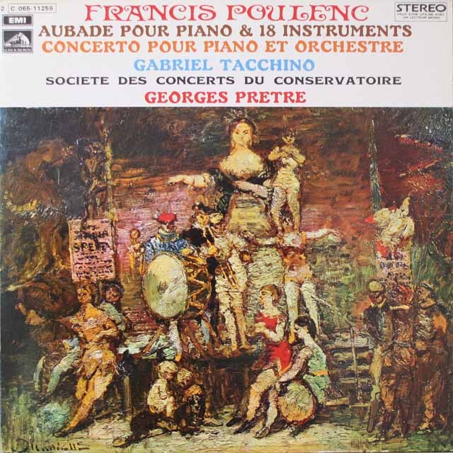 プレートルのプーランク/「オーバード」ほか　仏EMI（VMS）　3798　LP レコード