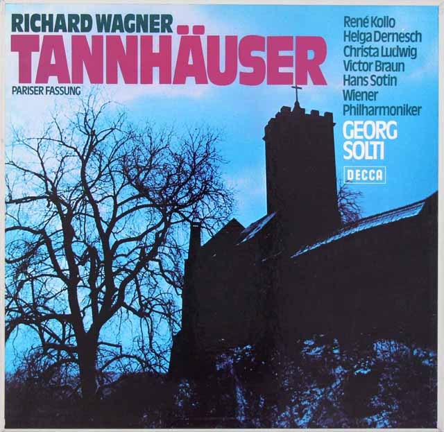 ショルティのワーグナー/「タンホイザー」全曲　独DECCA　2935　LP レコード