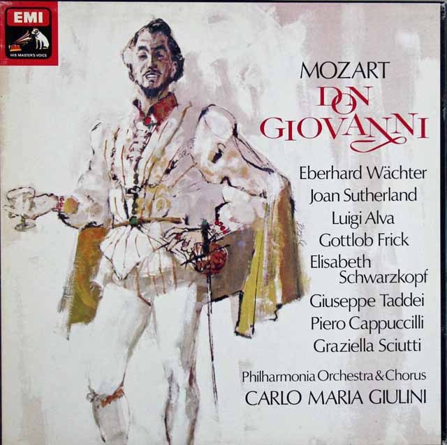 ジュリーニのモーツァルト/「ドン・ジョヴァンニ」　英EMI　3620　LP レコード
