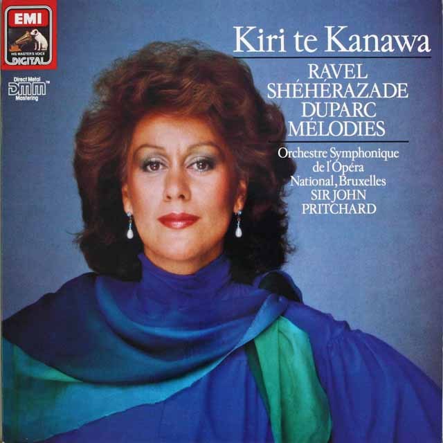 キリ・テ・カナワのラヴェル/「シェヘラザード 」ほか　独EMI　3699　LP レコード