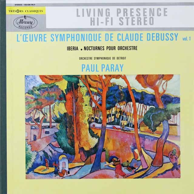 パレーのドビュッシー/「イベリア」&「管弦楽のための夜想曲」　仏Mercury  2707　LP レコード