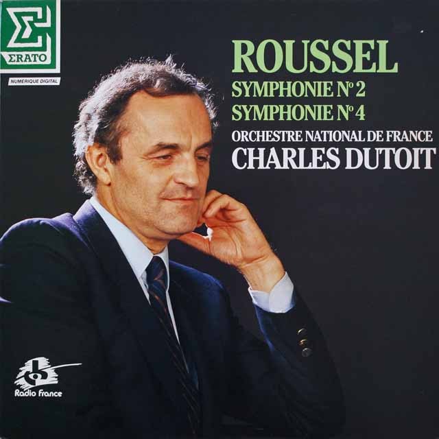 LP レコード デュトワのルーセル/交響曲第2、4番 仏ERATO 3408