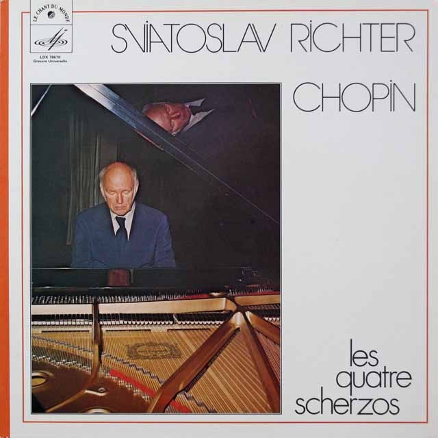 リヒテルのショパン/スケルツォ集  仏CM  2641　LP レコード