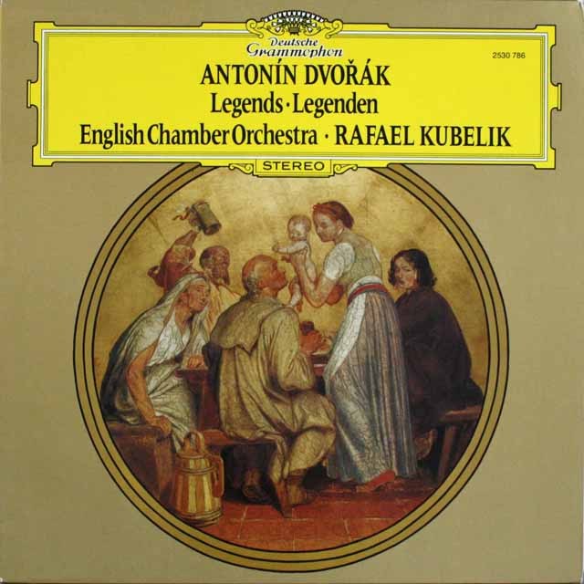 クーベリックのドヴォルザーク/「伝説」　独DGG　3804　LP レコード